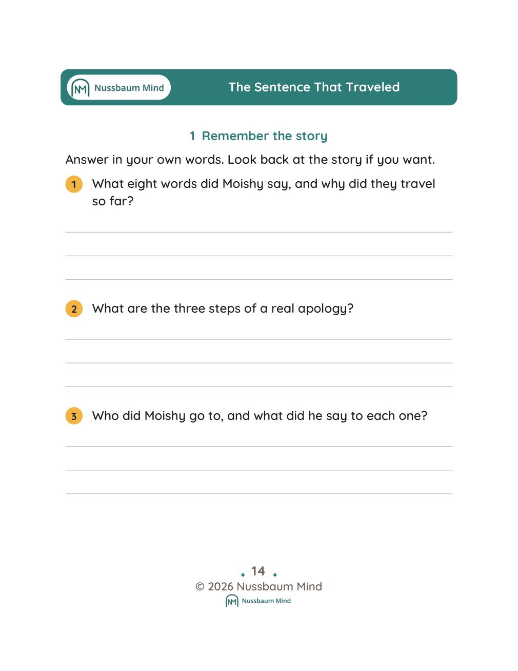 The Sentence That Traveled complete book page 15