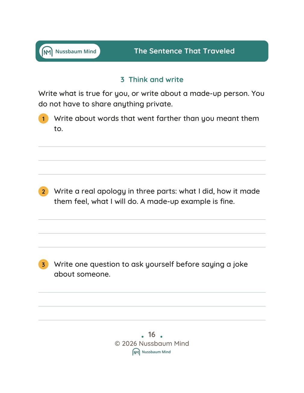 The Sentence That Traveled complete book page 17