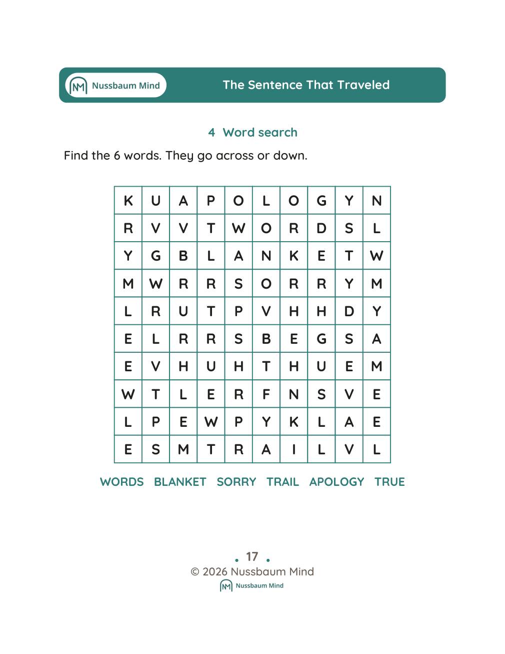 The Sentence That Traveled complete book page 18