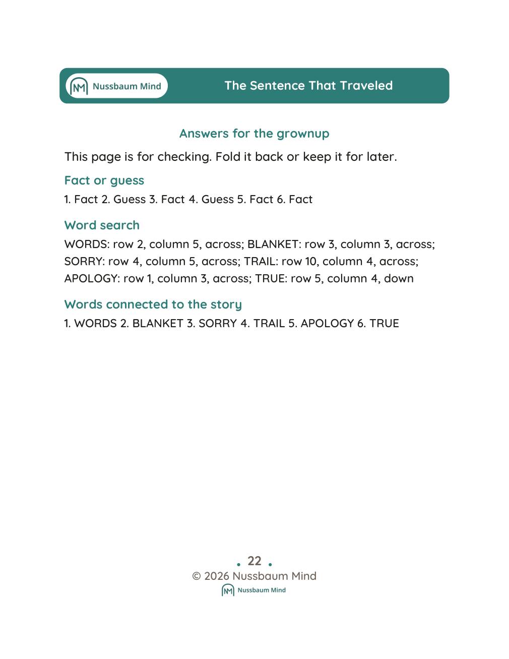 The Sentence That Traveled complete book page 23