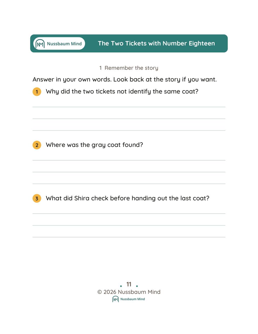 The Two Tickets with Number Eighteen complete book page 12