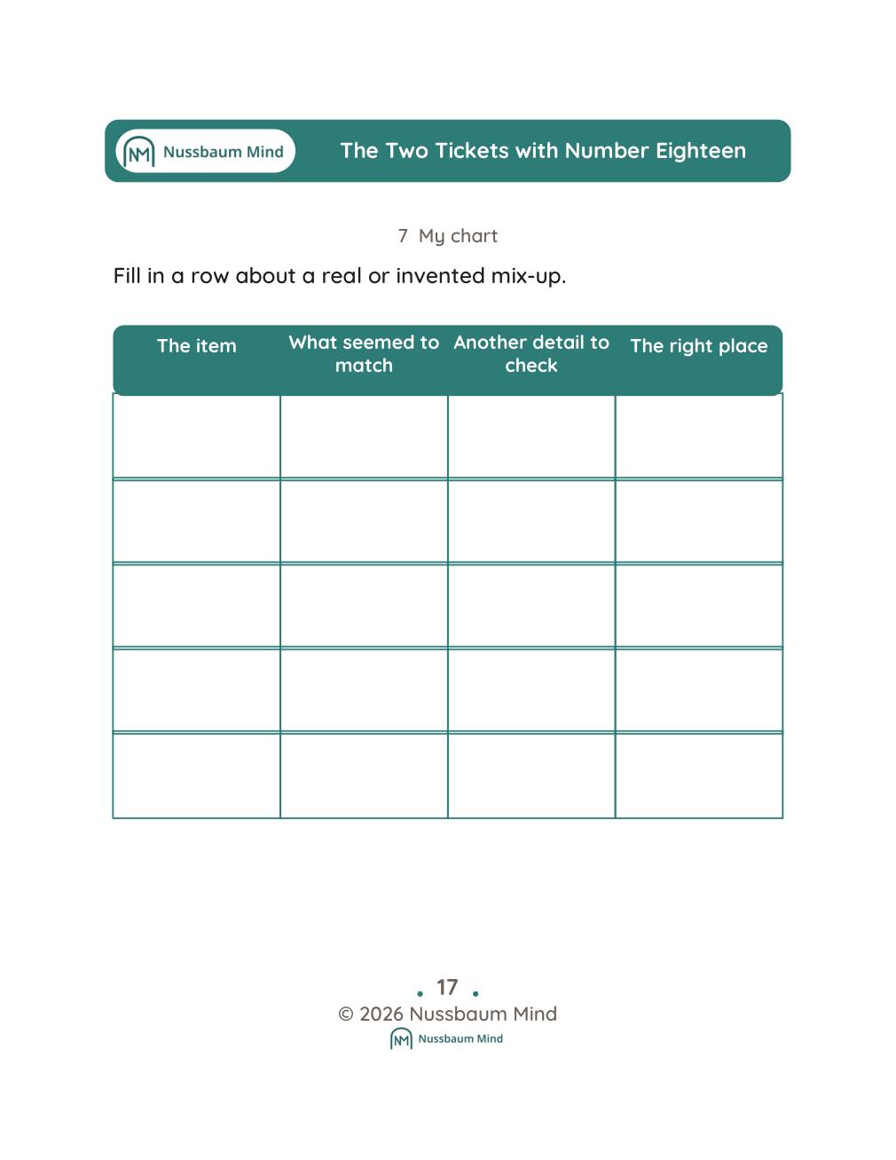 The Two Tickets with Number Eighteen complete book page 18
